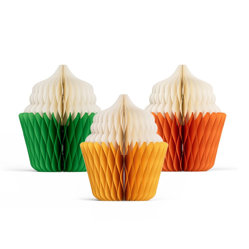 Shamrock & Candle Topper Flags Detail