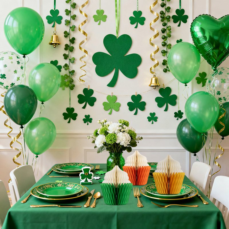 St. Patrick 2-Tier Festive Honeycomb Cake Centerpiece (PB-CK-01)