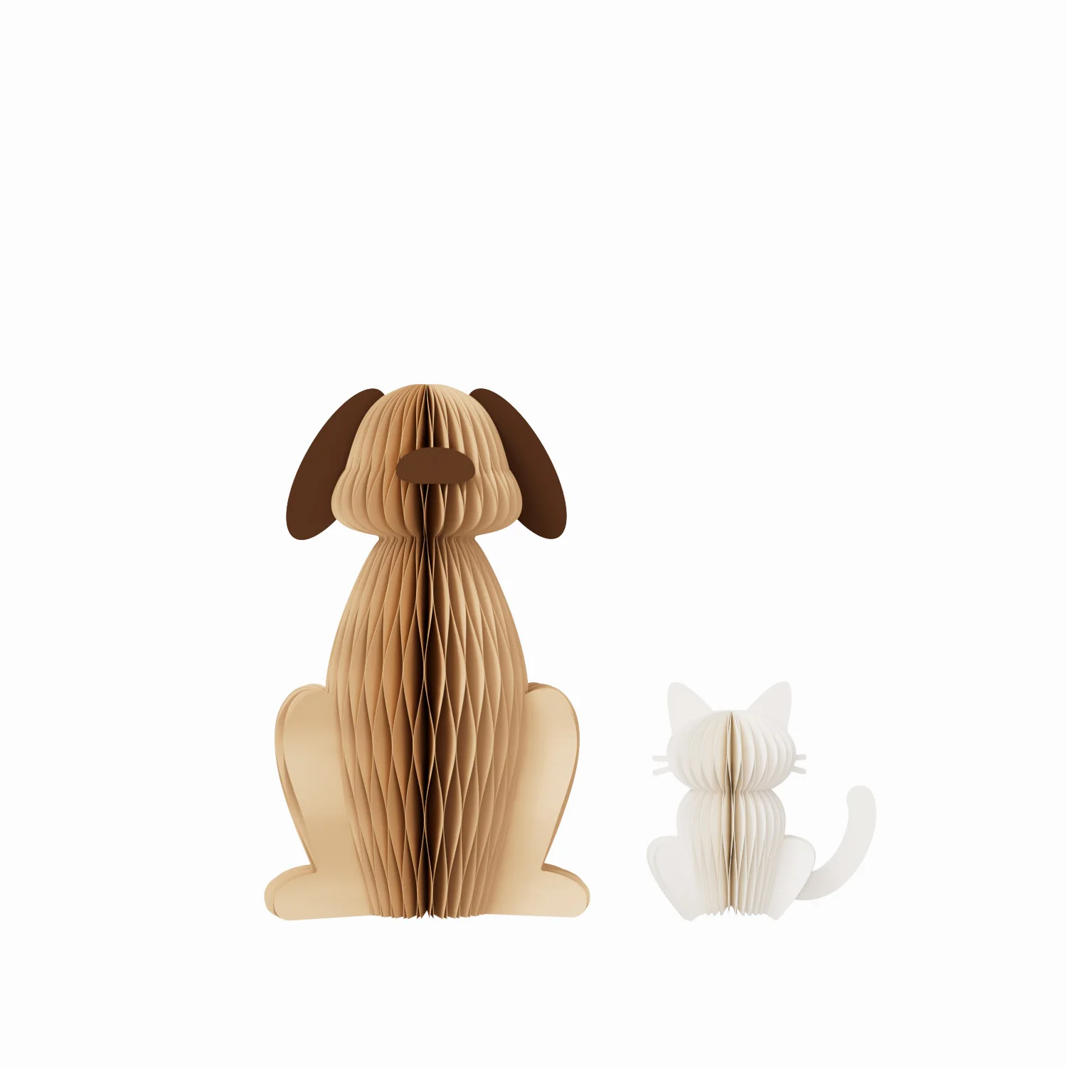 Precision Laser Die-Cut Kraft & Ivory White Surface