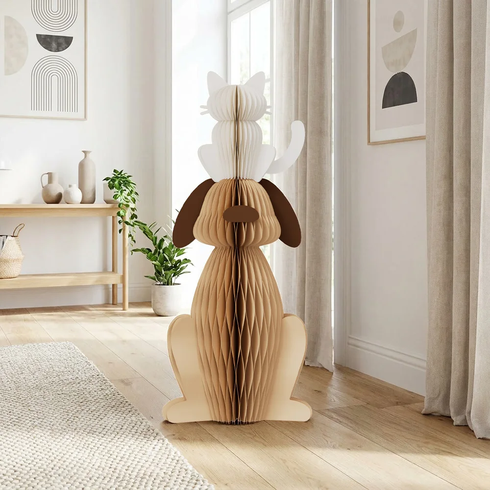 Side-by-Side Playful Silhouette in Warm Natural Lighting