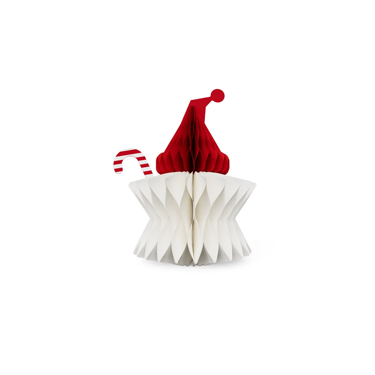 3D Honeycomb Christmas Star Wizard Hat Tabletop Centerpiece View 5