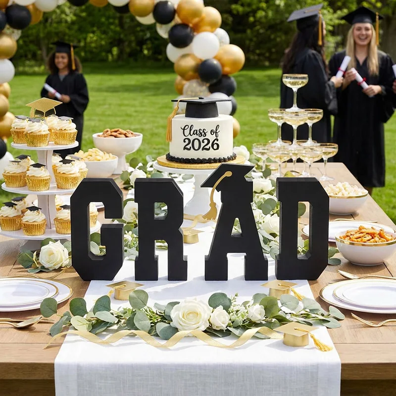 Close-Up of Miniature Doctoral Mortarboard Cap & Gold Tassel