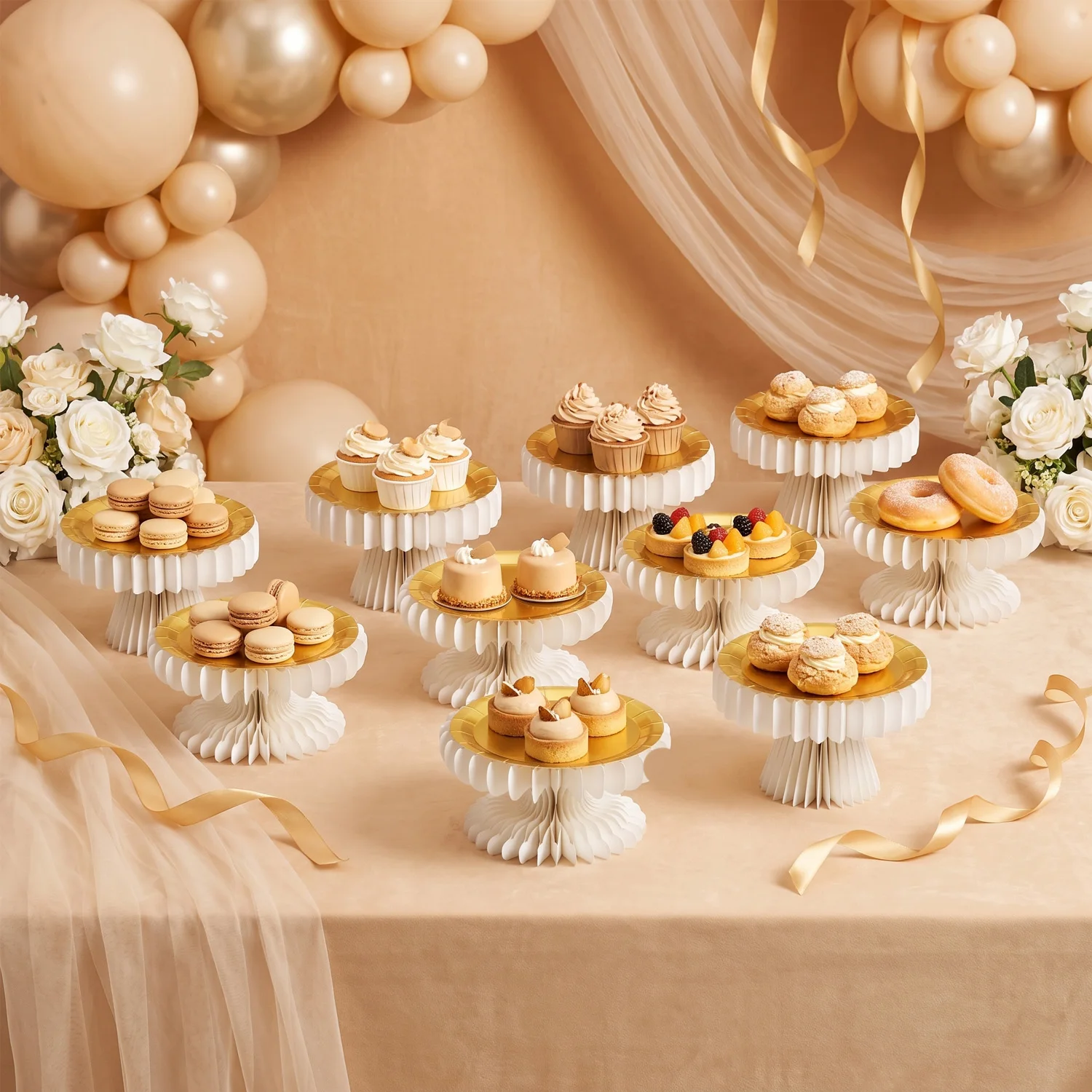 Wedding & Event Displays honeycomb paper collection concept