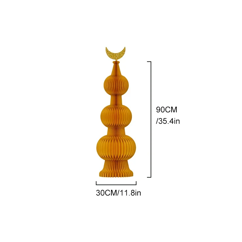 Grand Scale Foldable Honeycomb Ramadan Arch & Lantern Stage Prop View 12