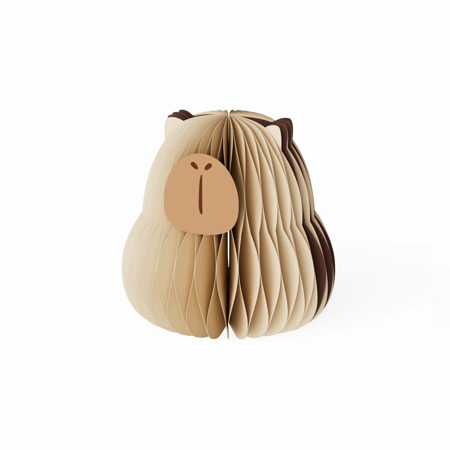 3D Honeycomb Capybara Figurine