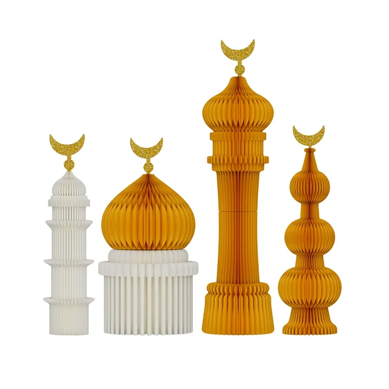 Grand Scale Foldable Honeycomb Ramadan Arch & Lantern Stage Prop View 21