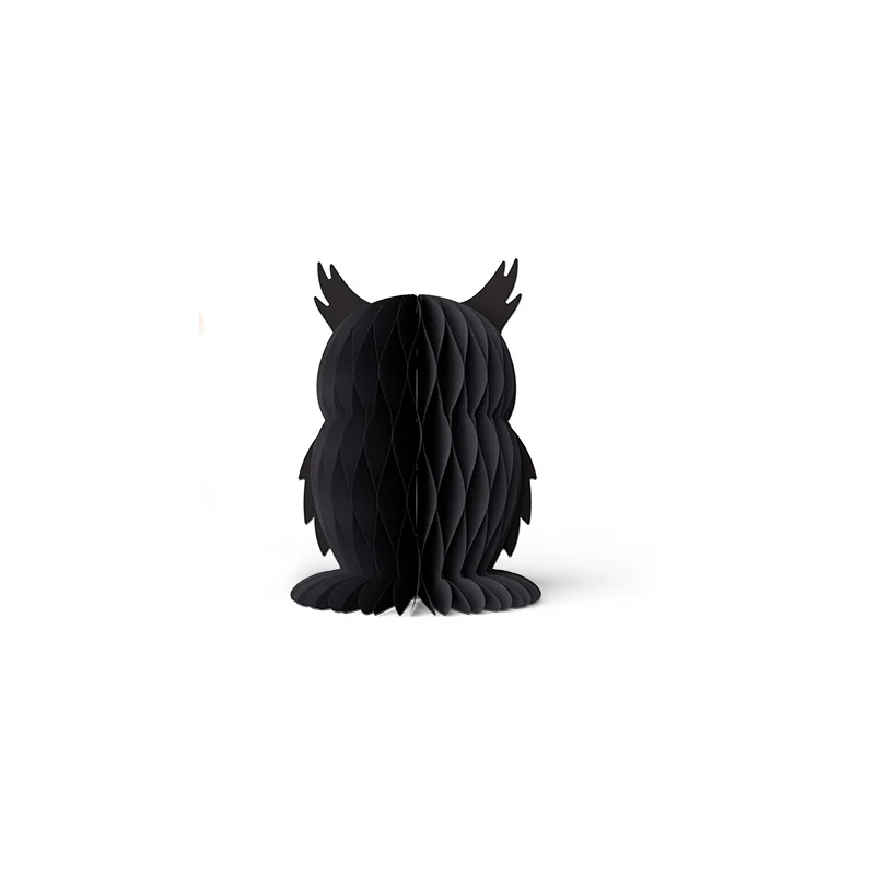 3D Foldable Honeycomb Halloween Pumpkin & Black Cat Centerpiece View 9