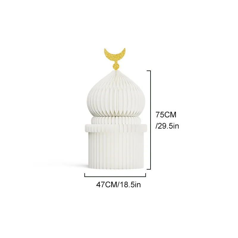Grand Scale Foldable Honeycomb Ramadan Arch & Lantern Stage Prop View 10