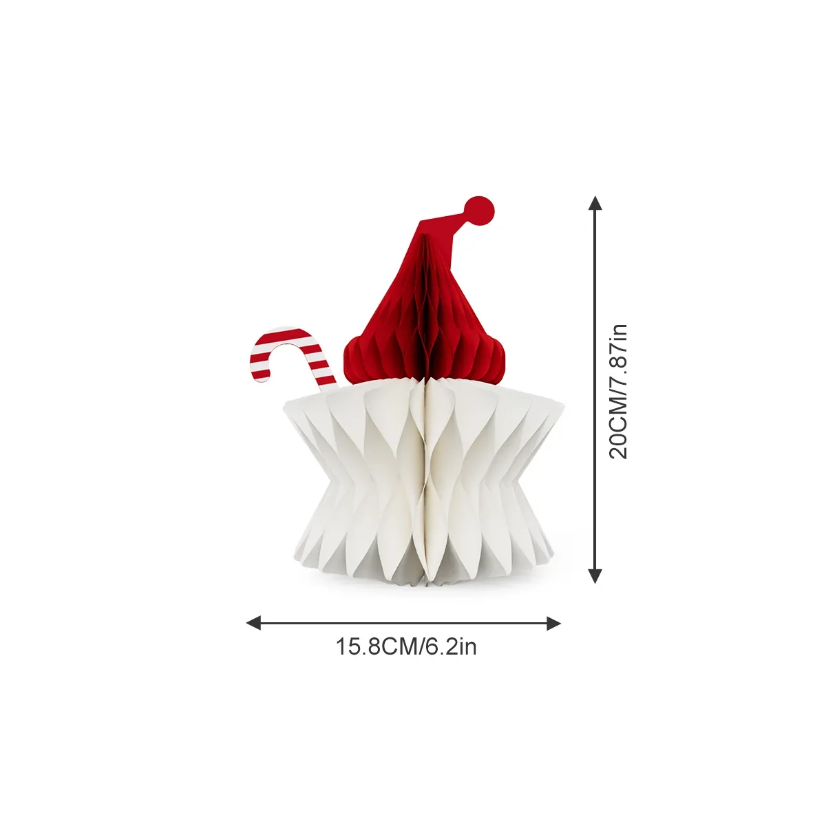3D Honeycomb Christmas Star Wizard Hat (PB-CT-10)