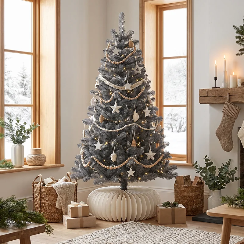 Foldable Honeycomb Paper Christmas Tree Base Collar Skirt Fence View 5