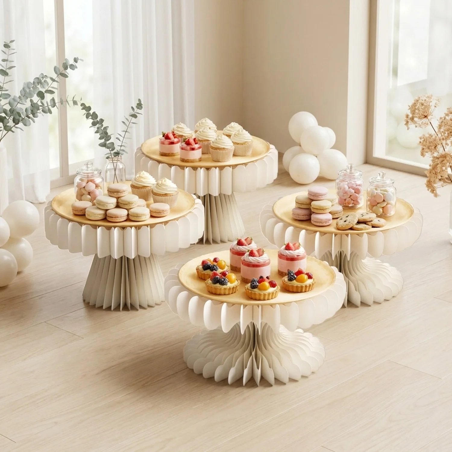4-Tier & 10-Tier Sizing with Acrylic Top Discs