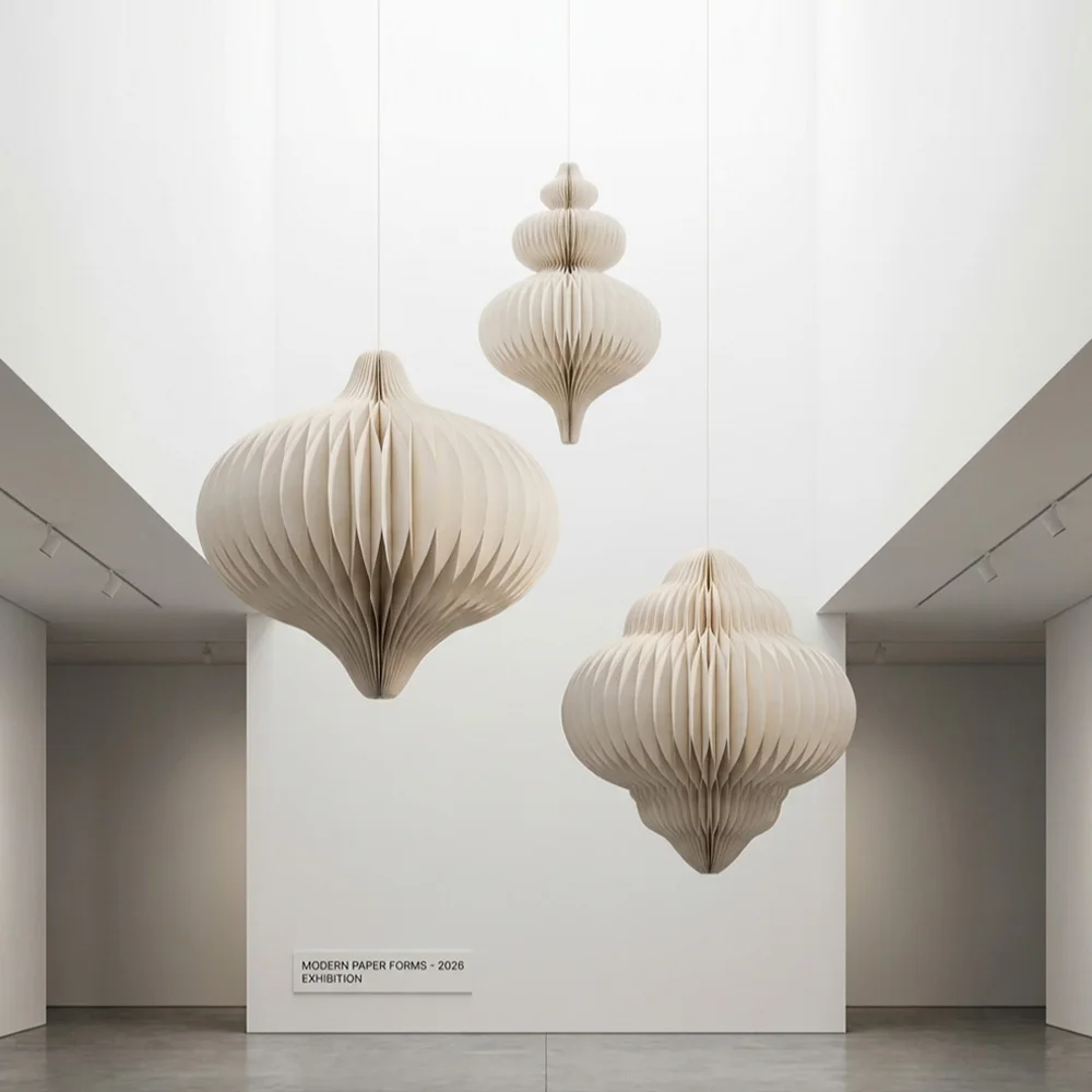 Large Commercial Honeycomb Ceiling Hanging Sphere & Lantern