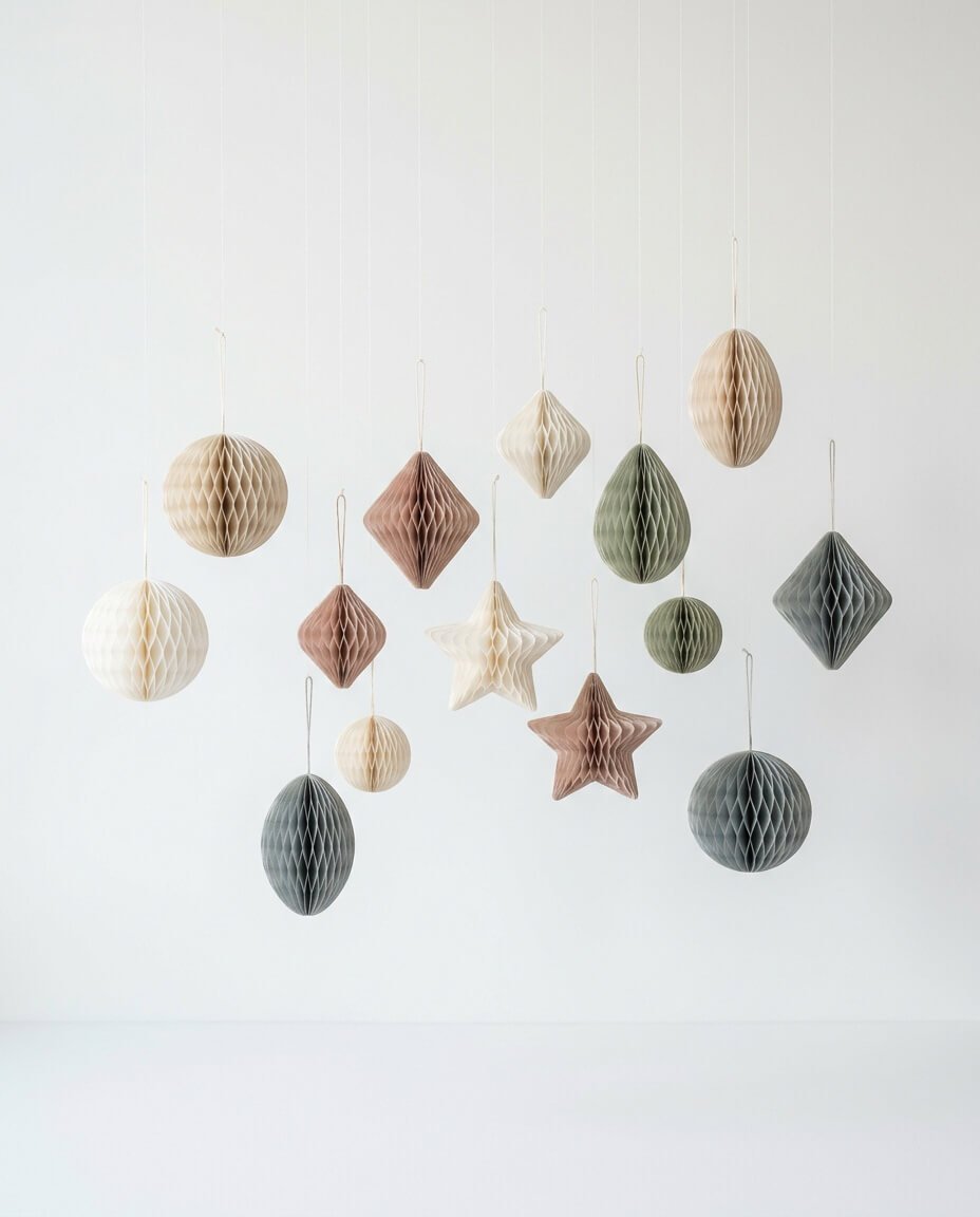 Hanging Paper Ornaments